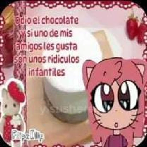 Sticker: Odio el chocolate