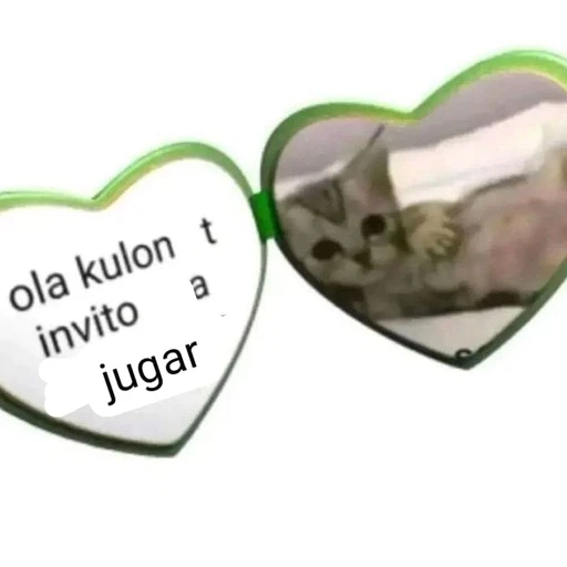 Sticker: Invitación para jugar con gatito