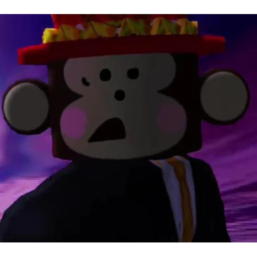 Figurinha: Macaco de terno