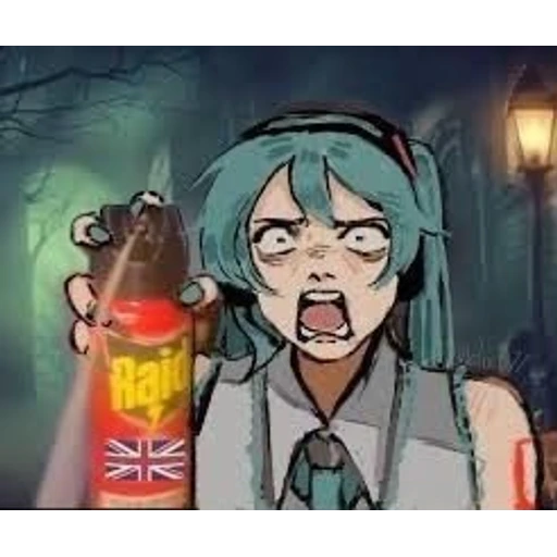 Figurinha: Hatsune Miku com Raid