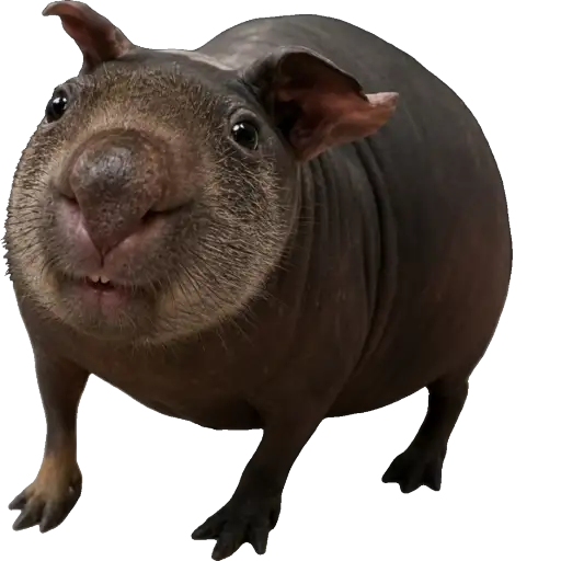 Sticker: Skinny Guinea Pig