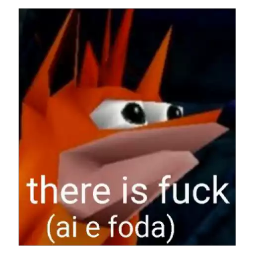 Sticker: Crash Bandicoot F-bomb