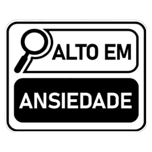 Sticker: Alto en ansiedad