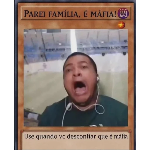 Figurinha: Parei Família, é Máfia!