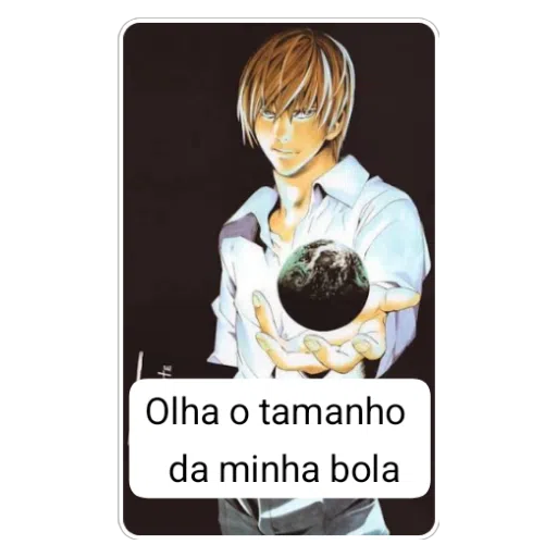 Sticker: Light Yagami y el mundo