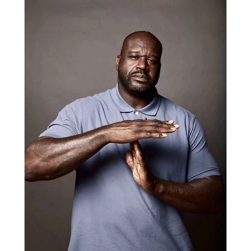 Figurinha: Shaquille O'Neal pedindo tempo