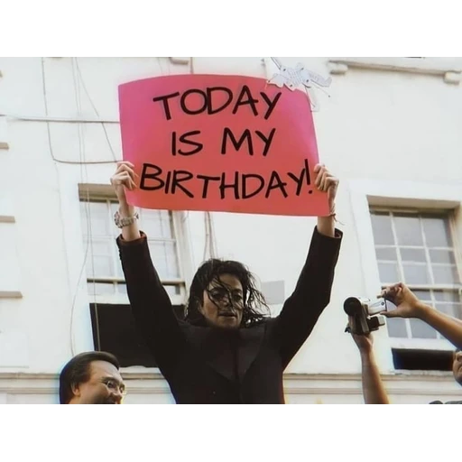 Sticker: Michael Jackson: It's my birthday