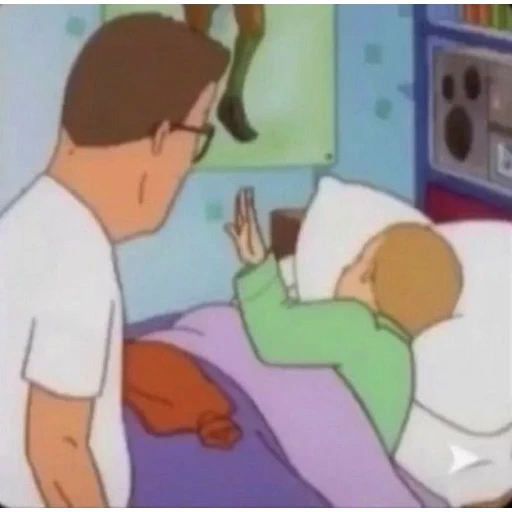 Sticker: Hank Hill y Bobby