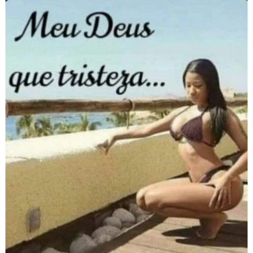 Figurinha: Meu Deus que tristeza