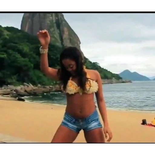 Figurinha: Dançando na Praia