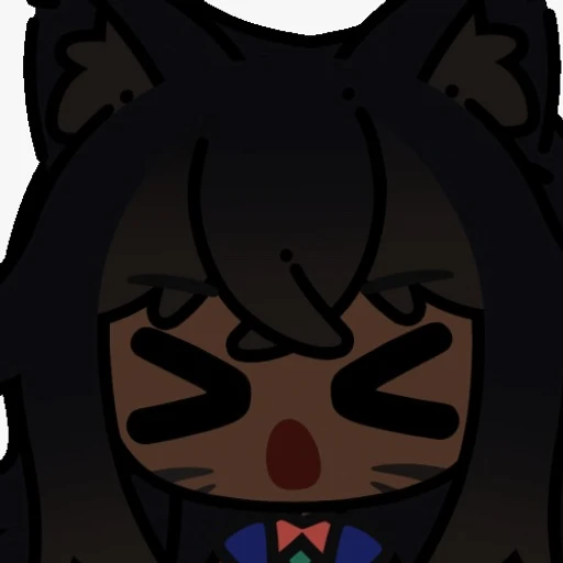 Sticker: Excited Cat-girl Sticker