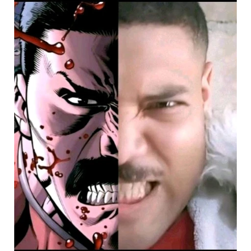 Figurinha: Omni-Man vs Humano