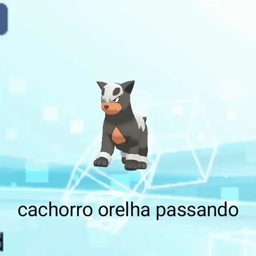 Figurinha: Cachorro orelha passando
