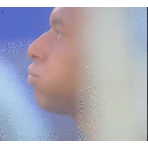 Sticker: Pensive Mbappé