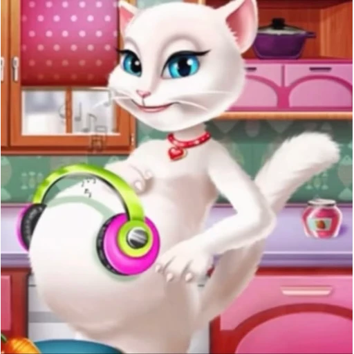 Figurinha: Angela Grávida