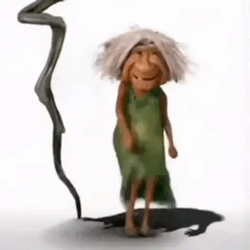 Figurinha: Velhinha Dançando