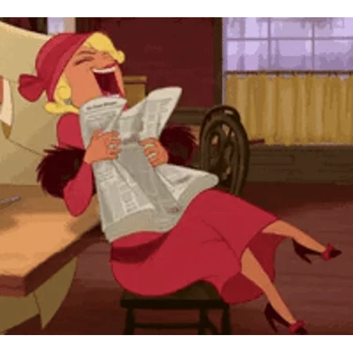 Sticker: Laughing Charlotte La Bouff