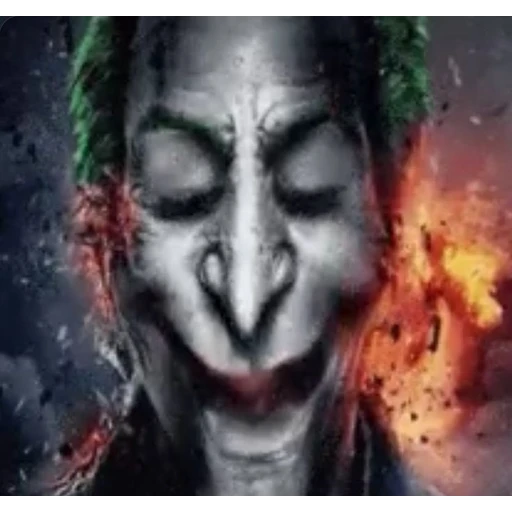 Figurinha: Coringa em chamas