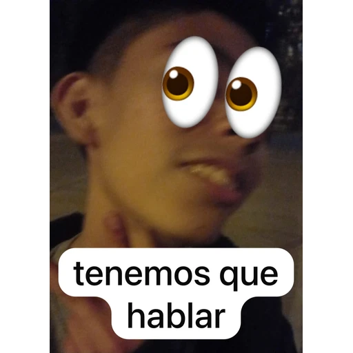 Figurinha: Tenemos que hablar