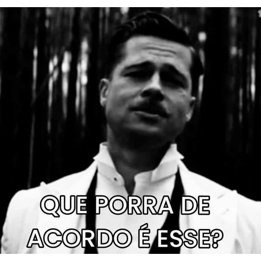 Figurinha: Que porra de acordo é esse?