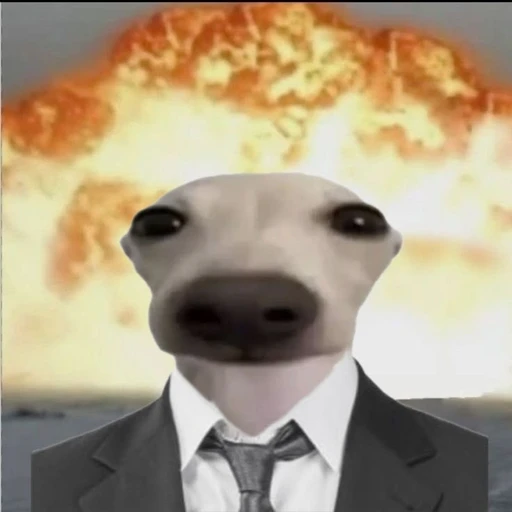 Sticker: Suit Dog Explosion