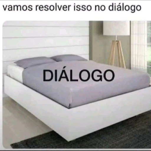 Figurinha: Vamos resolver no diálogo