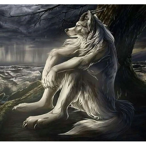 Figurinha: Lobo Solitário