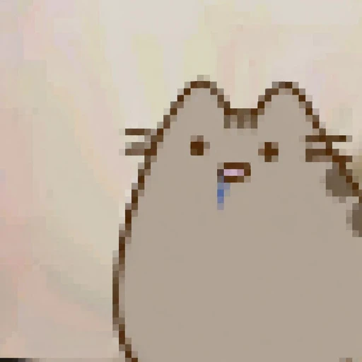 Figurinha: Pusheen babando
