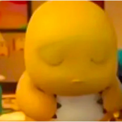 Figurinha: Dino amarelo fofo