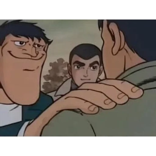 Figurinha: Aperto de mão no anime