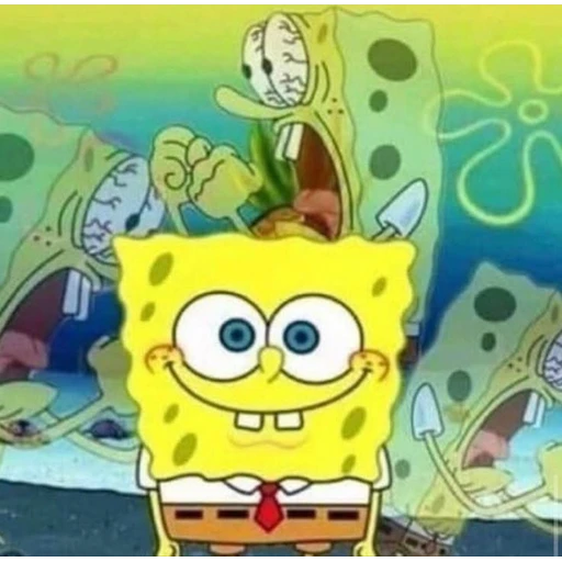 Figurinha: Bob Esponja em Pânico