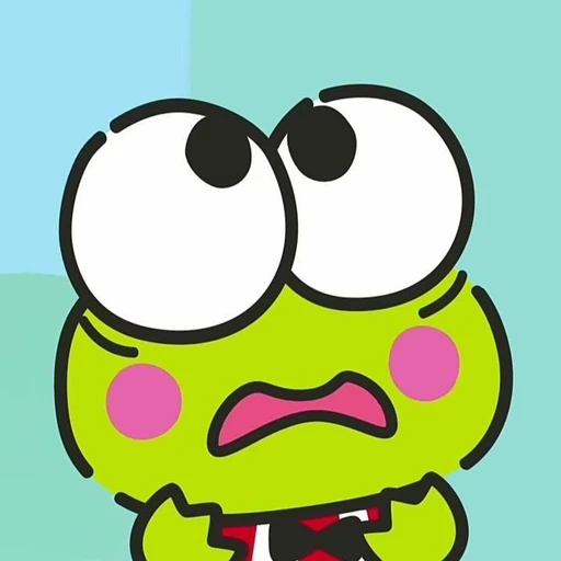 Figurinha: Keroppi Assustado