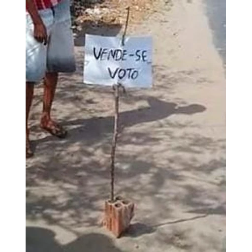 Figurinha: Vende-se Voto