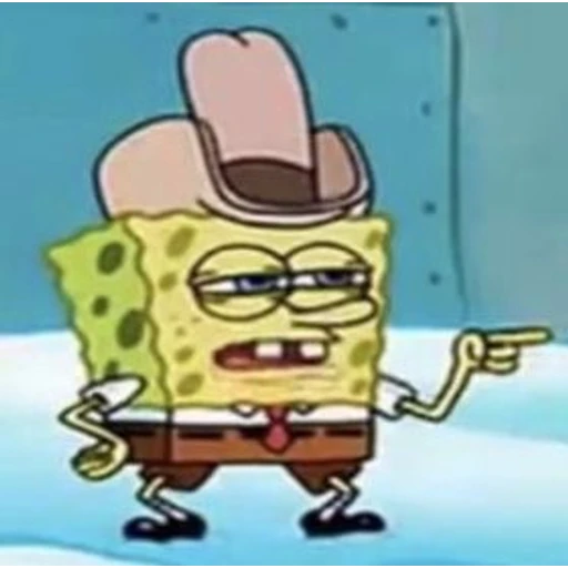 Figurinha: Bob Esponja Cowboy