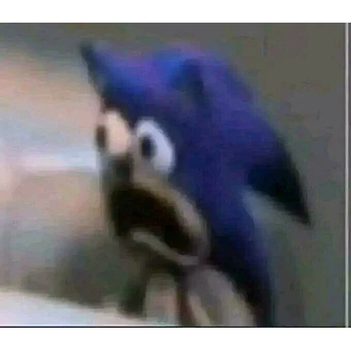 Figurinha: Sonic Assustado