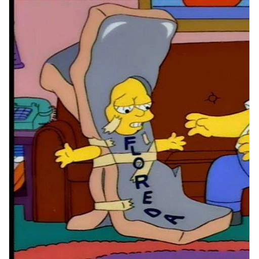 Figurinha: Lisa Simpson como Flórida
