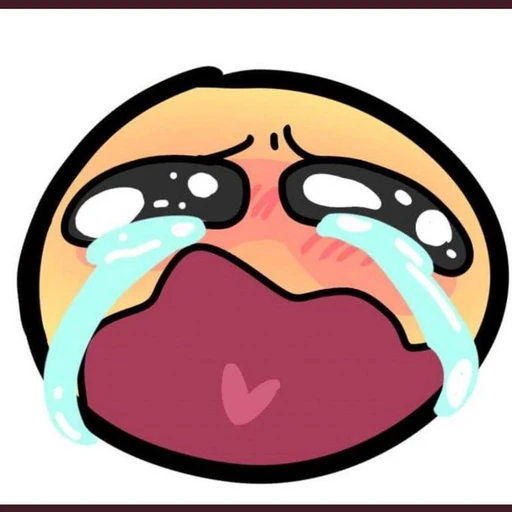 Figurinha: Rostinho Chorando e Pedindo
