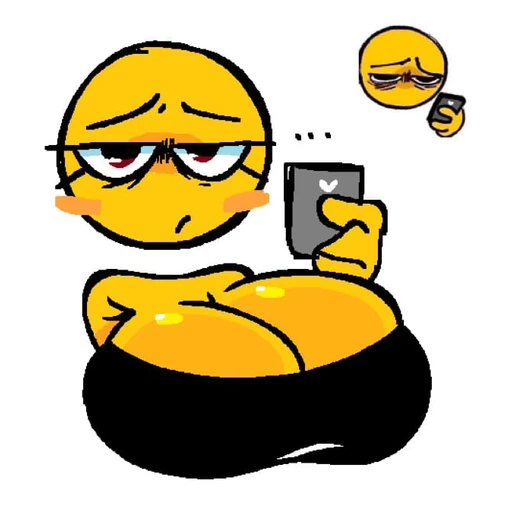 Figurinha: Emoji com bumbum grande