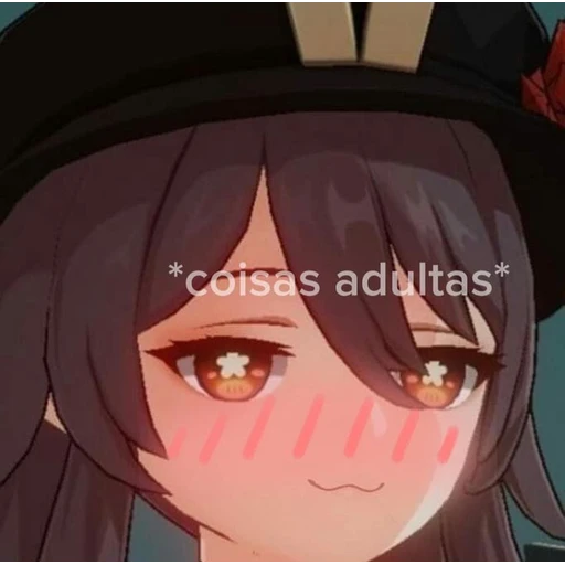 Sticker: Hu Tao: Cosas de adultos