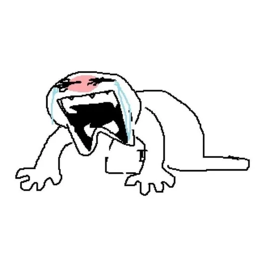Figurinha: Chorando muito
