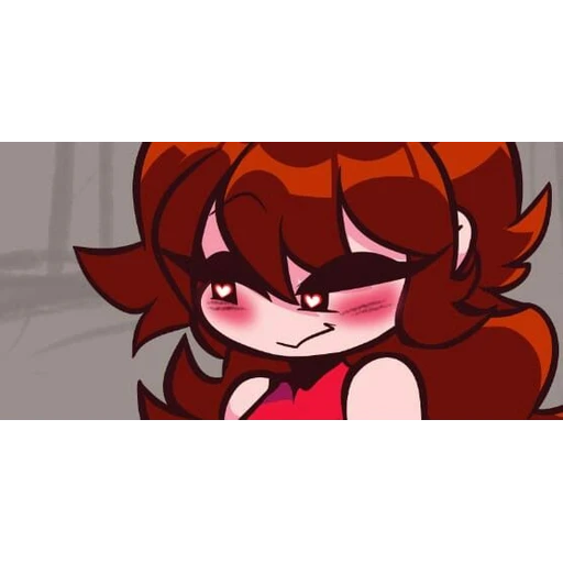 Figurinha: Garota apaixonada