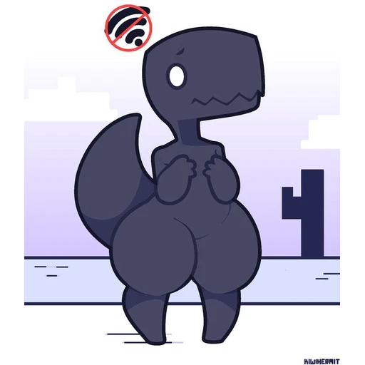 Sticker: Dino de Chrome sin internet