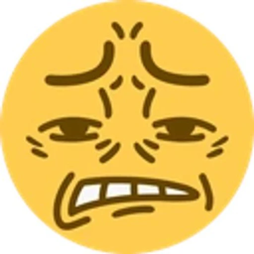 Figurinha: Emoji com cara de nojo