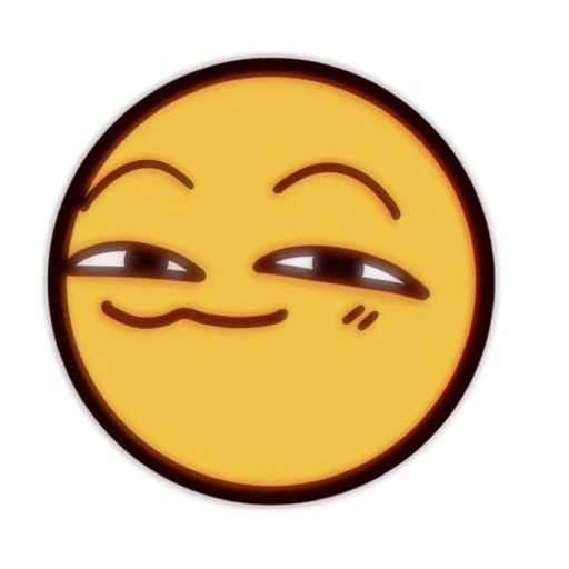 Sticker: Smirking emoji