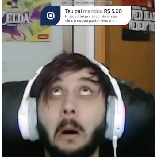 Figurinha: Meu pai mandou R$ 5,00