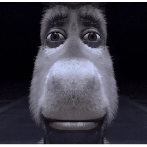 Figurinha: Burro do Shrek assustador