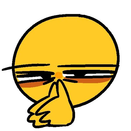 Figurinha: Emoji Pensando