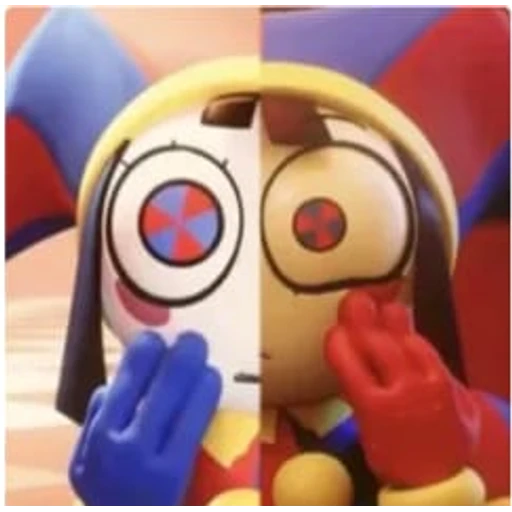 Figurinha: Pomni e Gangle