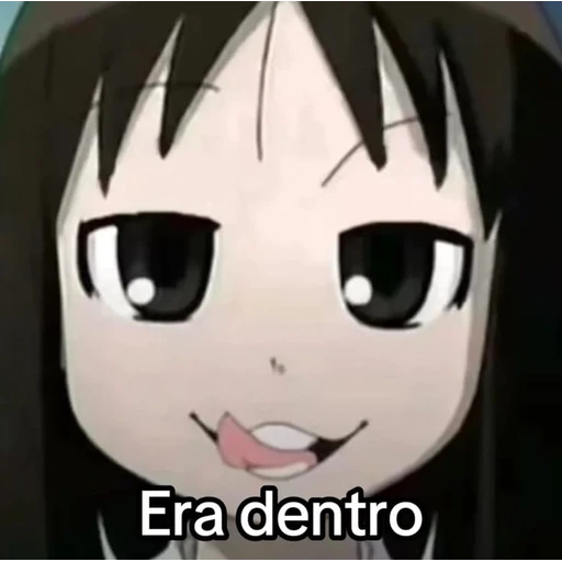 Figurinha: Yuru Yuri - Chinatsu com língua pra fora