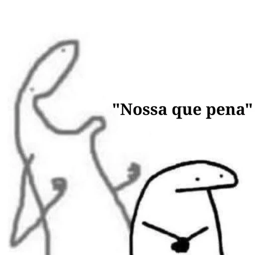 Figurinha: Nossa que pena